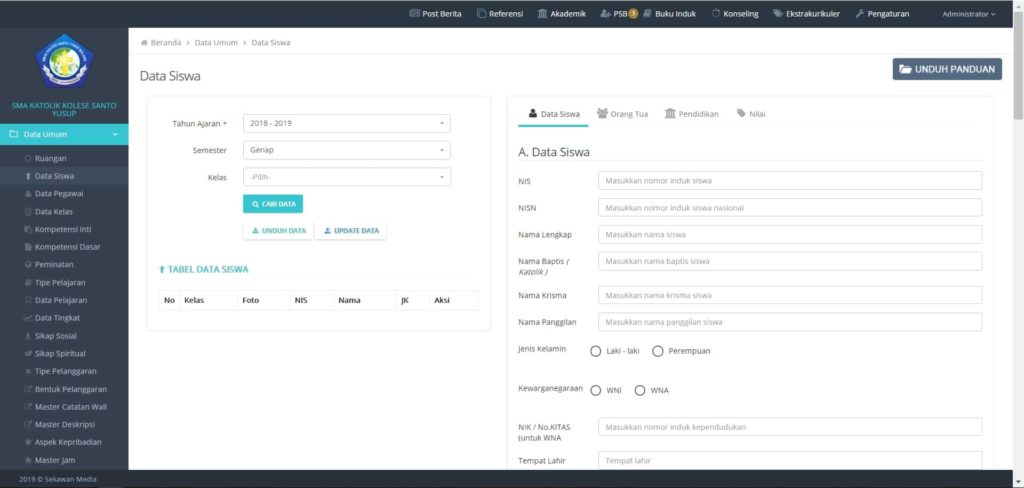 Sistem Informasi Akademik 6 sistem informasi akademik