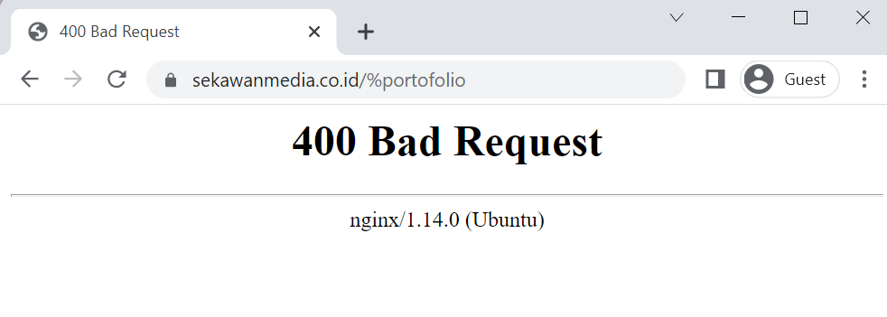 Error 400 Error 400
