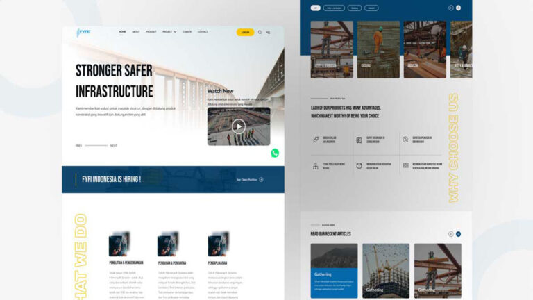 Website Portofolio Fyfe Indonesia