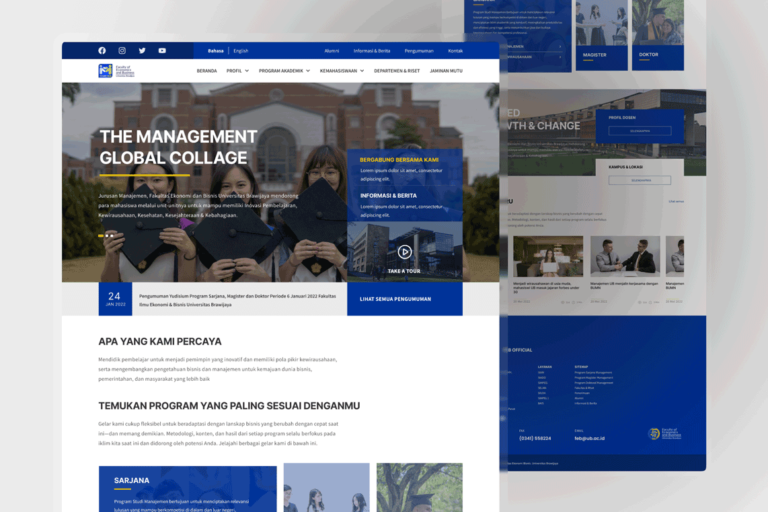 website manajemen feb ub