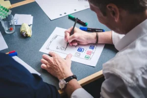 designer making prototype