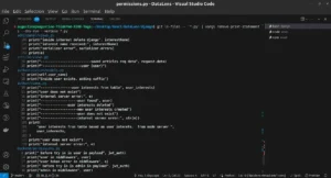 Contoh format penulisan kode pada django