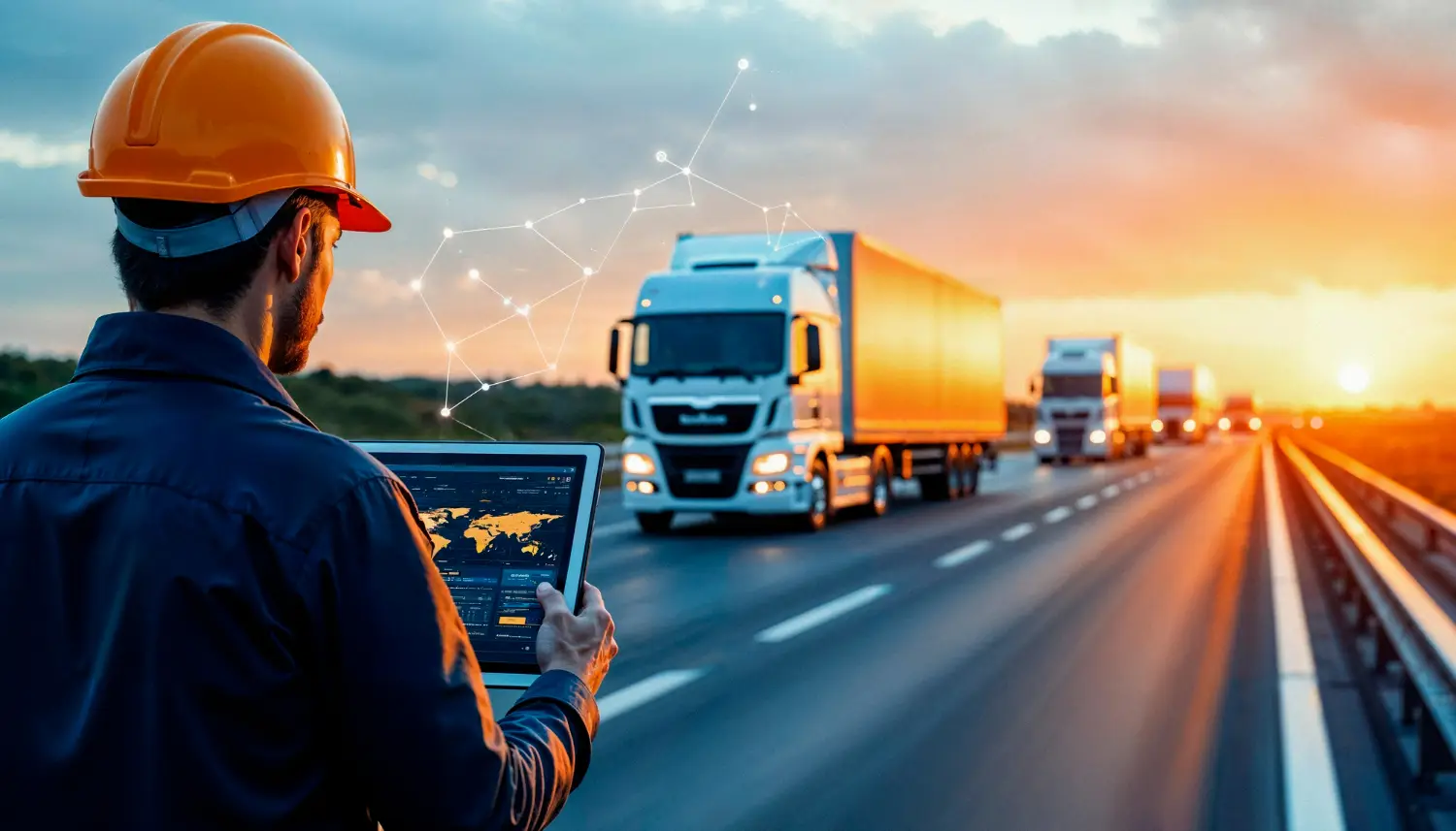 contoh penerapan fleet management system