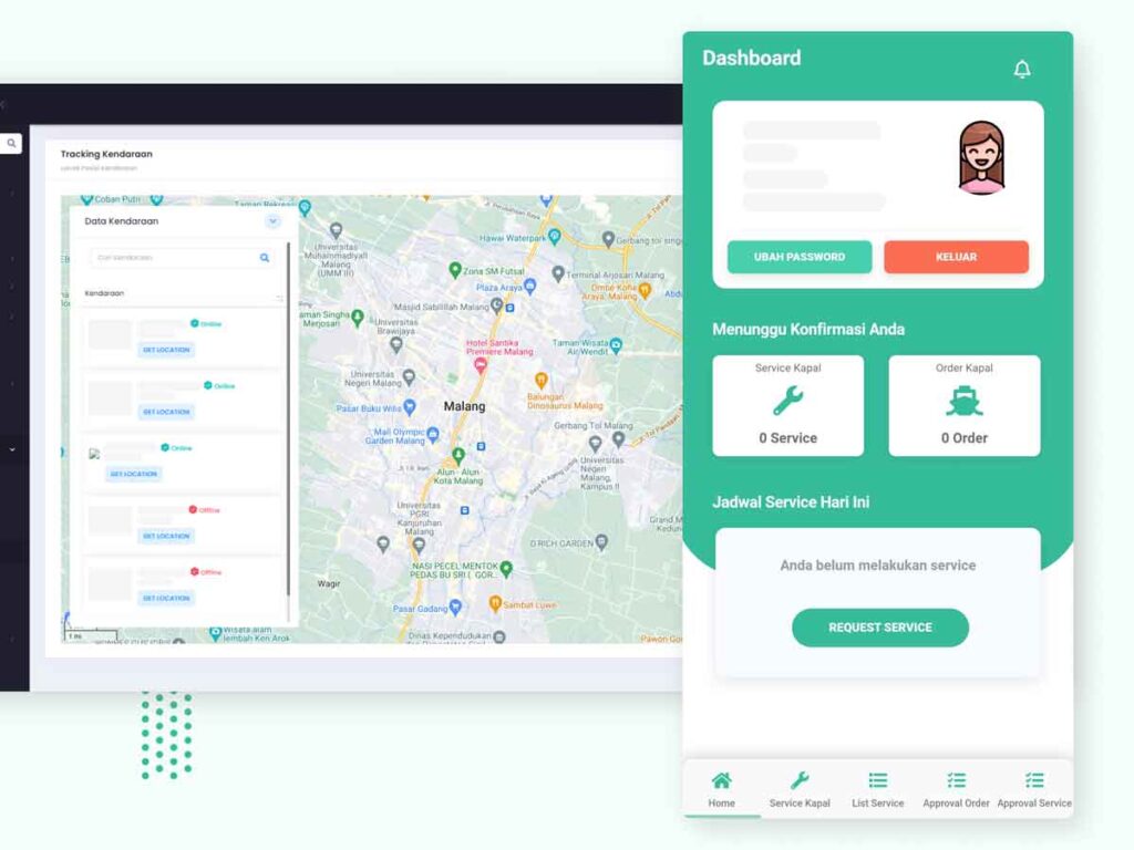 Aplikasi Fleet Management System PT Timah Tbk Aplikasi Fleet Management System 2