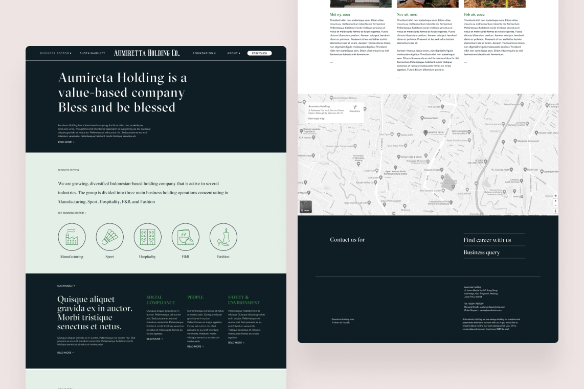 Homepage Aumireta Anggun 2